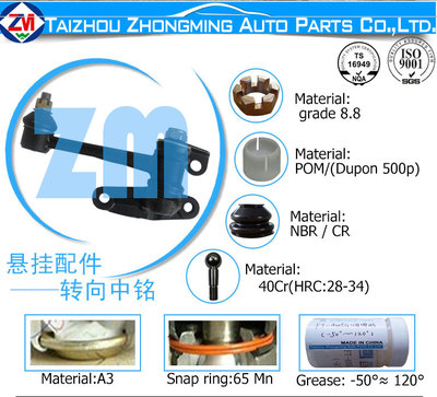 如何選購豐田45490-39205轉(zhuǎn)向從動臂？中銘汽車配件是您的最佳選擇